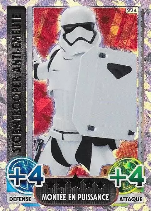 Force Attax : Le réveil de la Force - Carte Holographique SW : Stormtrooper Anti-Emeute