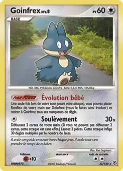 Pokémon Série Diamant et Perle - Goinfrex