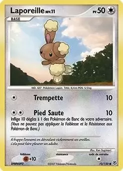 Pokémon Série Diamant et Perle - Laporeille