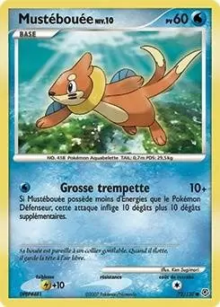Pokémon Série Diamant et Perle - Mustébouée