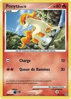 Pokémon Série Diamant et Perle - Ponyta
