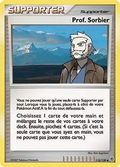 Pokémon Série Diamant et Perle - Prof. Sorbier
