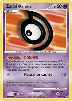 Pokémon Série Diamant et Perle - Zarbi D