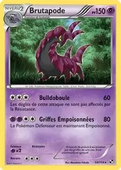 Pokémon Série Noir et Blanc - Brutapode