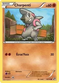 Pokémon Série Noir et Blanc - Charpenti