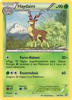 Pokémon Série Noir et Blanc - Haydaim