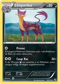 Pokémon Série Noir et Blanc - Léopardus