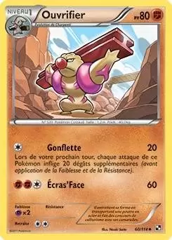 Pokémon Série Noir et Blanc - Ouvrifier