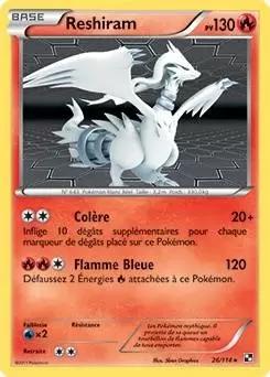 Pokémon Série Noir et Blanc - Reshiram Holographique