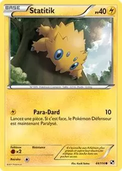 Pokémon Série Noir et Blanc - Statitik