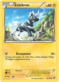Pokémon Série Noir et Blanc - Zébibron