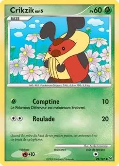 Pokémon Série Platine - Crikzik