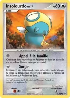 Pokémon Série Platine - Insolourdo