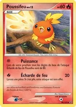 Pokémon Série Platine - Poussifeu