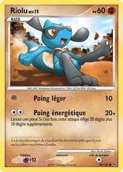 Pokémon Série Platine - Riolu