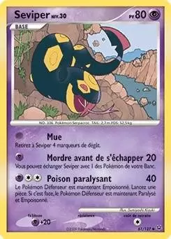 Pokémon Série Platine - Seviper