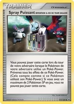 Pokémon Série Platine - Spray Puissant Invention G-103 de Team Galaxie