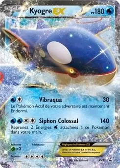 Cartes Promo Black Star XY - Kyogre EX