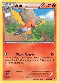 Pokémon XY Ciel rugissant - Braisillon
