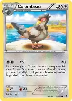 Pokémon XY Ciel rugissant - Colombeau