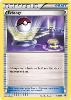 Pokémon XY Ciel rugissant - Échange