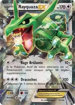 Rayquaza Ex Carte Pokemon 75 108 Pokemon Xy Ciel Rugissant