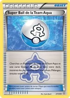 Pokémon XY Double Danger - Super Ball de la Team Aqua