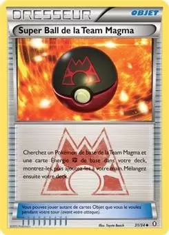 Pokémon XY Double Danger - Super Ball de la Team Magma