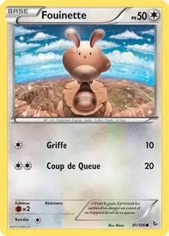 Pokémon XY Etincelles - Fouinette