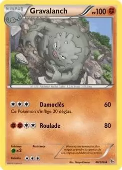 Pokémon XY Etincelles - Gravalanch