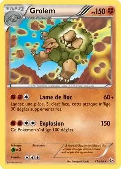 Pokémon XY Etincelles - Grolem