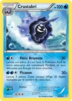 Pokémon XY Générations - Crustabri