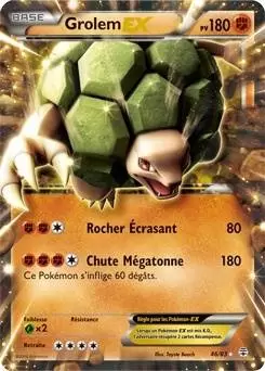 Pokémon XY Générations - Grolem EX