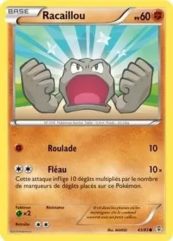 Pokémon XY Générations - Racaillou