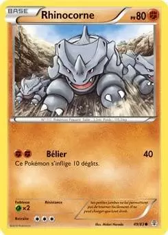 Pokémon XY Générations - Rhinocorne