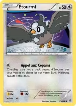 Pokémon XY Impulsion Turbo - Étourmi