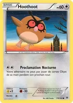 Pokémon XY Impulsion Turbo - Hoothoot