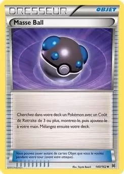 Pokémon XY Impulsion Turbo - Masse Ball
