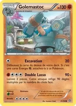 Pokémon XY Origines antiques - Golemastoc