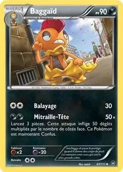 Pokémon XY Poings furieux - Baggaïd