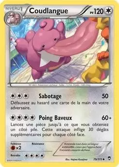 Pokémon XY Poings furieux - Coudlangue