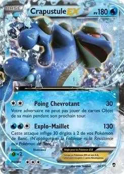 Pokémon XY Poings furieux - Crapustule EX