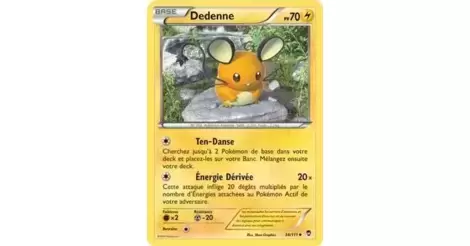 Dedenne XY:Poings Furieux 34/111 Carte Pokemon Neuve Française