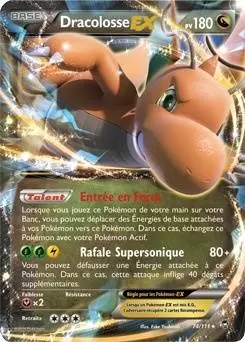 Pokémon XY Poings furieux - Dracolosse EX