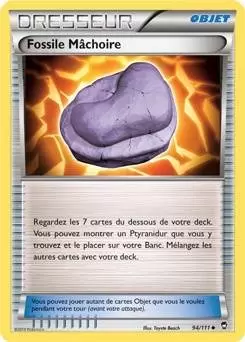 Pokémon XY Poings furieux - Fossile Mâchoire