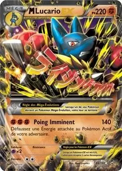 Pokémon XY Poings furieux - M Lucario EX