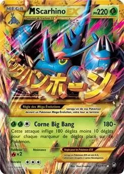 Pokémon XY Poings furieux - M Scarhino EX