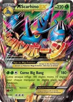 Pokémon XY Poings furieux - M Scarhino EX