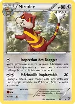 Pokémon XY Poings furieux - Miradar