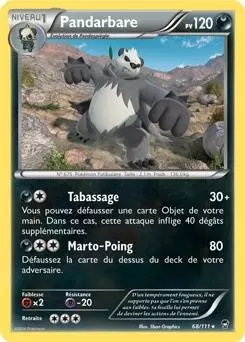 Pokémon XY Poings furieux - Pandarbare